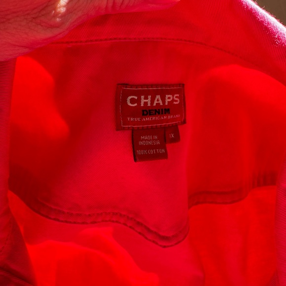 Chaps hot pink denim jacket - Picture 8 of 8